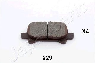 JAPANPARTS PP229AF Тормозные колодки JAPANPARTS для TOYOTA