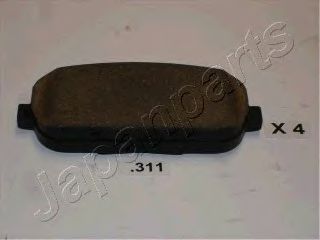 PP-311AF JAPANPARTS Тормозные колодки PP-311AF JAPANPARTS Тормозные колодки