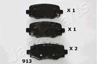 JAPANPARTS PP913AF Тормозные колодки для JEEP