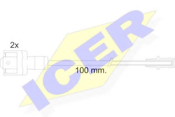 ICER 610010EC Датчик износа тормозных колодок ICER 
