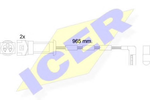 ICER 610068EC Скобы тормозных колодок ICER 