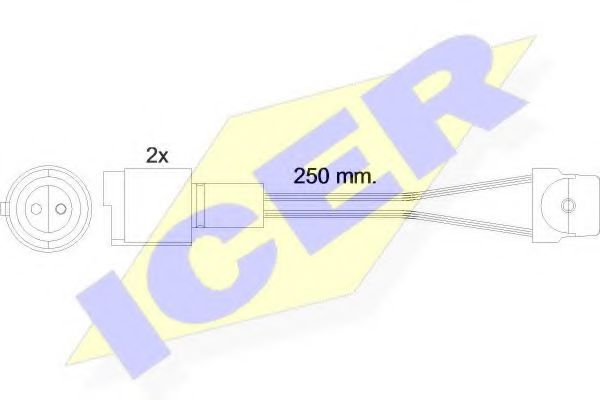 ICER 610091EC Датчик износа тормозных колодок ICER 