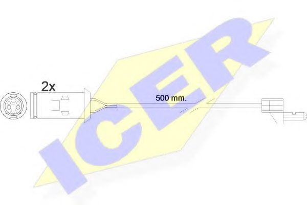 ICER 610222EC Скобы тормозных колодок ICER 