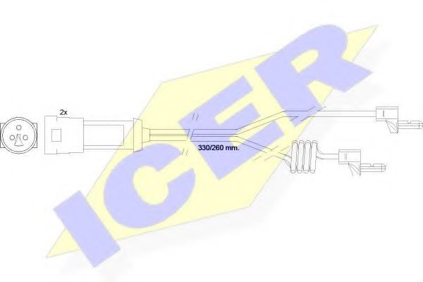 ICER 610234EC Скоба тормозного суппорта ICER 