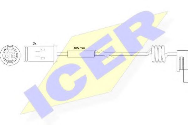 ICER 610236EC Скобы тормозных колодок ICER 