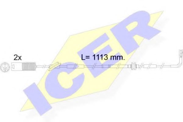 ICER 610299EC Тормозные колодки ICER для ROVER
