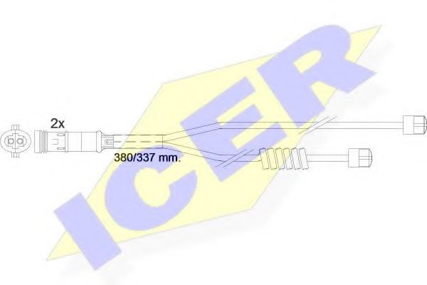 ICER 610303EC Тормозные колодки ICER для MAN