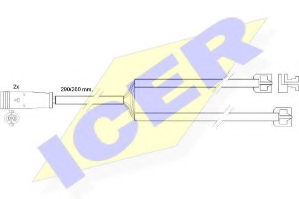 ICER 610335EC Скобы тормозных колодок ICER 