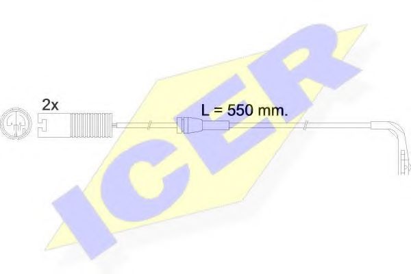ICER 610388EC Скобы тормозных колодок ICER 