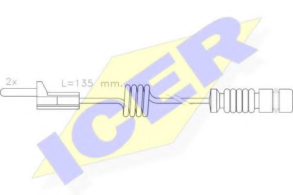 ICER 610405EC Скобы тормозных колодок ICER 