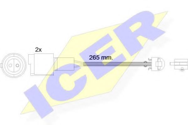 ICER 610427EC Скобы тормозных колодок ICER 
