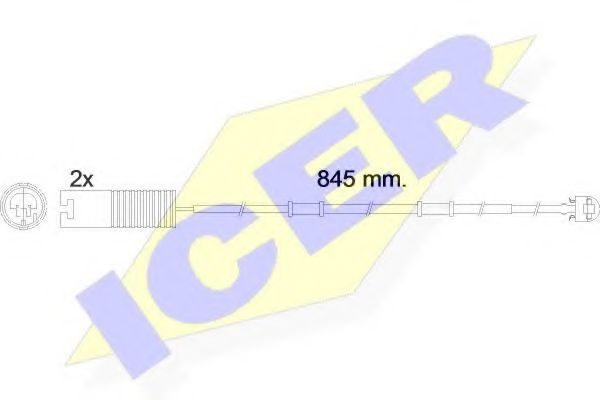 ICER 610448EC Скобы тормозных колодок ICER 