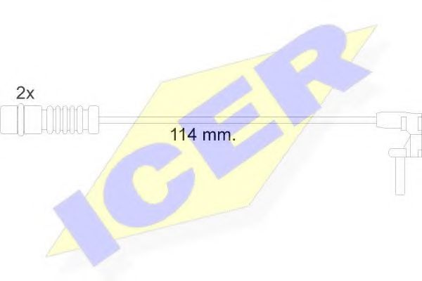 ICER 610454EC Скобы тормозных колодок ICER 