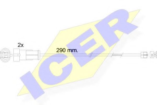 ICER 610468EC Скобы тормозных колодок ICER 