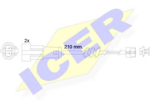 ICER 610471EC Датчик износа тормозных колодок для IVECO EUROFIRE