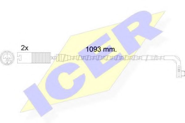 ICER 610475EC Скобы тормозных колодок ICER 