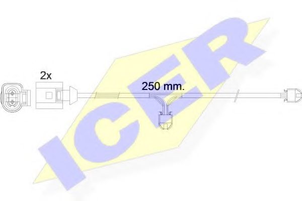 ICER 610477EC Скобы тормозных колодок ICER 