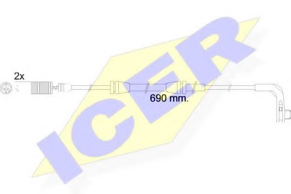 ICER 610479EC Скобы тормозных колодок ICER 