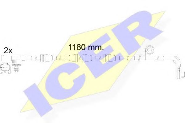 ICER 610482EC Тормозные колодки ICER для LAND ROVER
