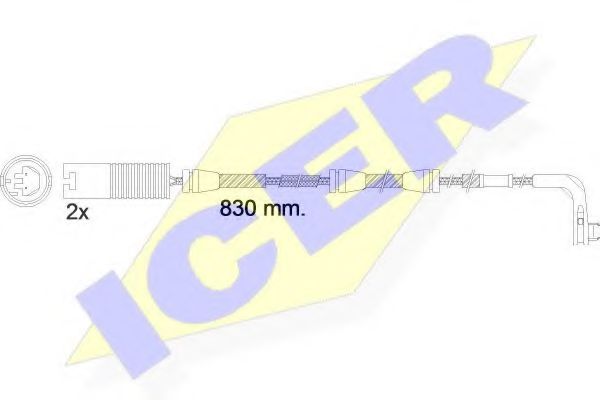 ICER 610503EC Скобы тормозных колодок ICER 