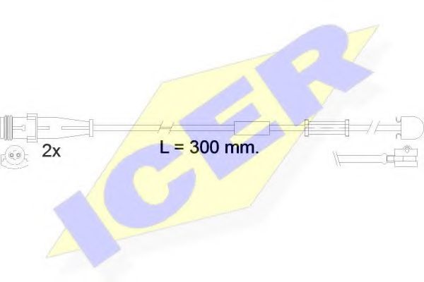 ICER 610504EC Скобы тормозных колодок для CHEVROLET NABIRA