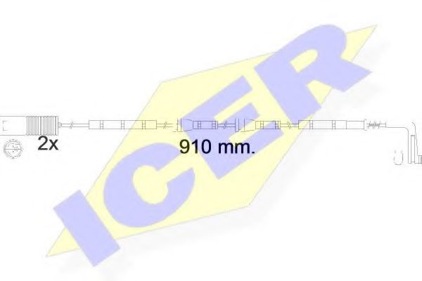 ICER 610540EC Скобы тормозных колодок ICER 