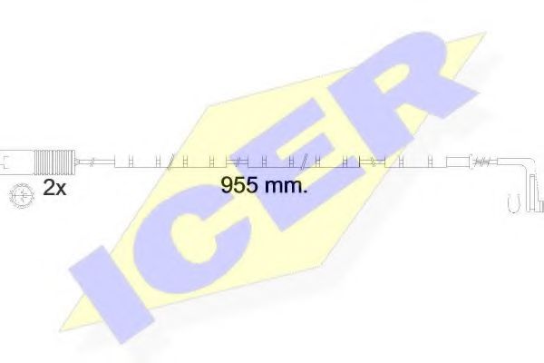 ICER 610541EC Скобы тормозных колодок ICER 
