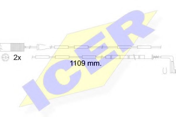 ICER 610542EC Скобы тормозных колодок ICER 