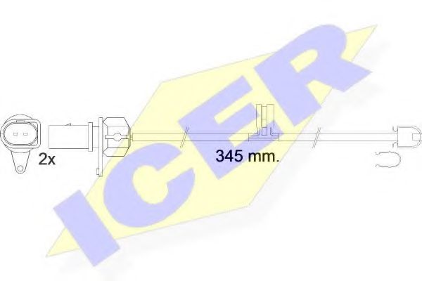 ICER 610544EC Скобы тормозных колодок ICER 