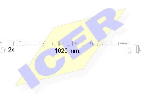 ICER 610555EC Скобы тормозных колодок ICER 