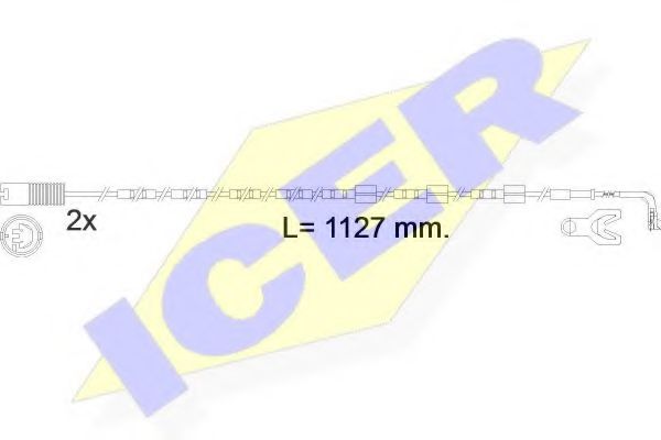 ICER 610605EC Тормозные колодки ICER для MINI