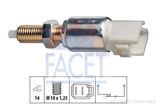 FACET 71062 Выключатель стоп-сигнала для ACURA