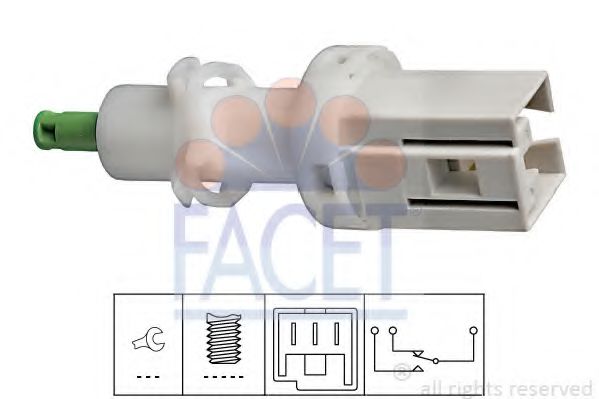 FACET 71069 Выключатель стоп-сигнала для FIAT