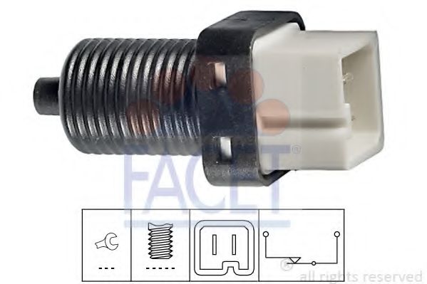 FACET 71091 Выключатель стоп-сигнала для FIAT