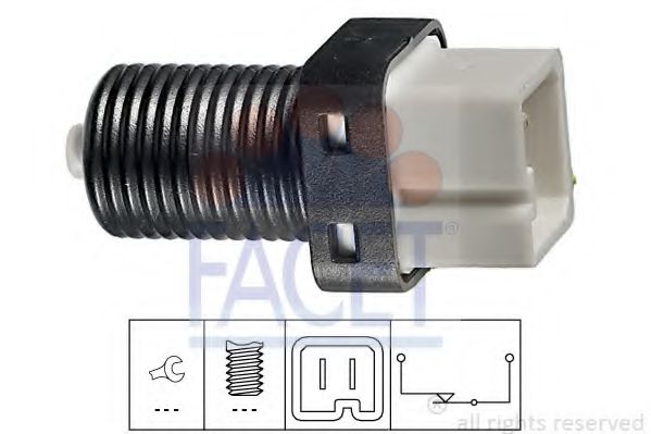 FACET 71217 Выключатель стоп-сигнала для FIAT