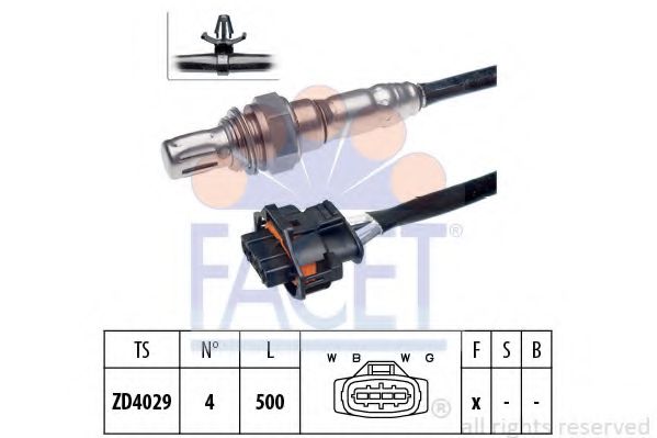 FACET 108065 Лямбда-зонд для FIAT