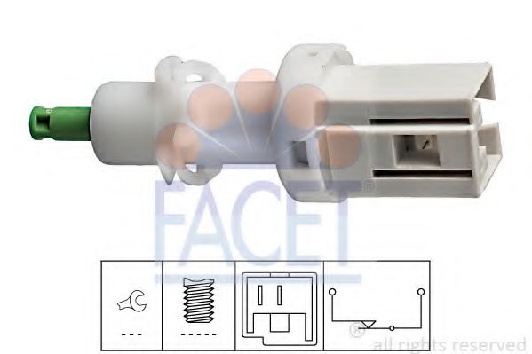 FACET 71068 Выключатель стоп-сигнала FACET для PEUGEOT