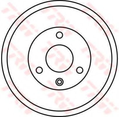 TRW DB4312 Тормозной барабан TRW 