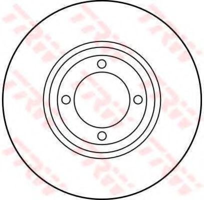 TRW DF1210 Тормозные диски TRW 