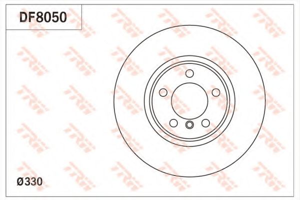 TRW DF8050 Тормозные диски для BMW 4