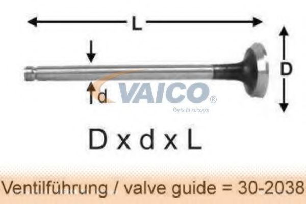 VAICO V302031 Клапан выпускной для MERCEDES-BENZ E-CLASS