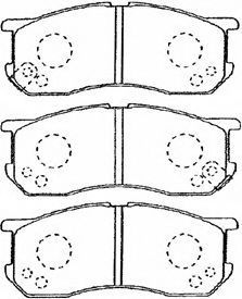 AISIN G1N011 Тормозные колодки AISIN 