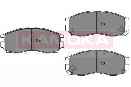 KAMOKA JQ1011528 Тормозные колодки KAMOKA для PROTON