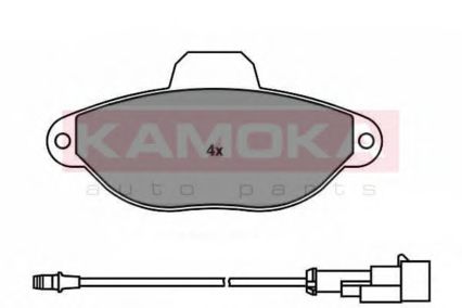 KAMOKA JQ1011850 Тормозные колодки KAMOKA для FIAT