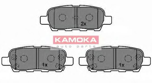 KAMOKA JQ101101 Тормозные колодки KAMOKA для INFINITI
