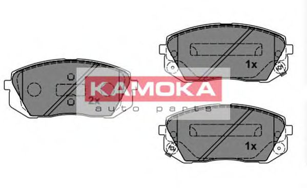 KAMOKA JQ101149 Тормозные колодки KAMOKA для HYUNDAI