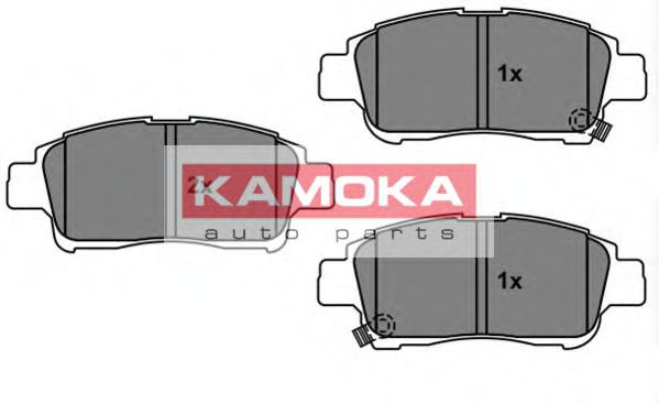 KAMOKA JQ101159 Тормозные колодки KAMOKA для TOYOTA