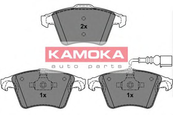 KAMOKA JQ101160 Тормозные колодки KAMOKA для VOLKSWAGEN