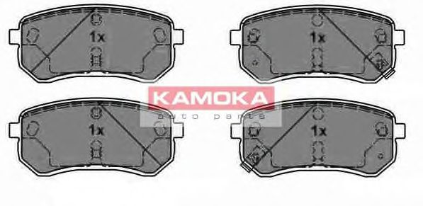 KAMOKA JQ1013906 Тормозные колодки KAMOKA для KIA