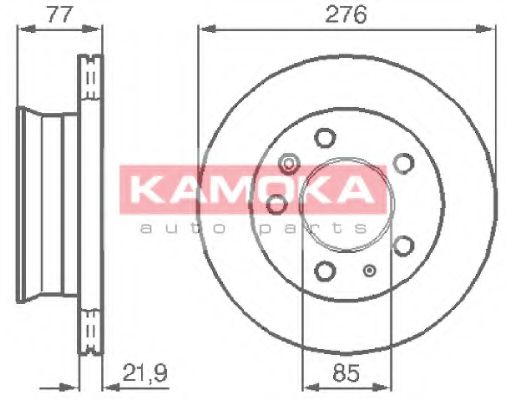 KAMOKA 103306 Тормозные диски KAMOKA для MERCEDES-BENZ